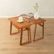 Classic nesting tables from the 1960s, teak, set of 3, Denmark