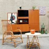 Rattan armchair