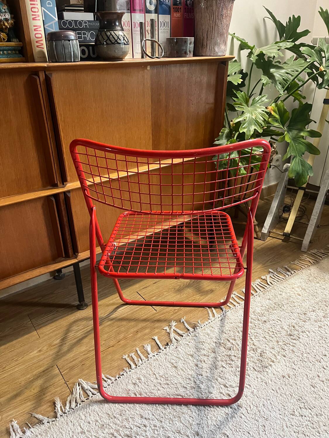 Vintage red Tallin chair