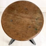 Height-adjustable industrial stool