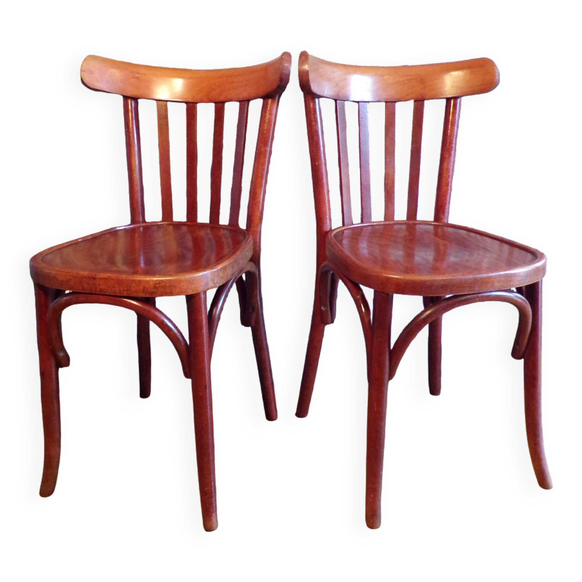 Pair of vintage bistro chairs