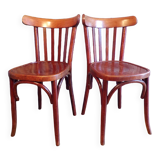 Pair of vintage bistro chairs