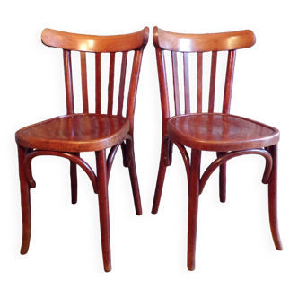 Pair of vintage bistro chairs