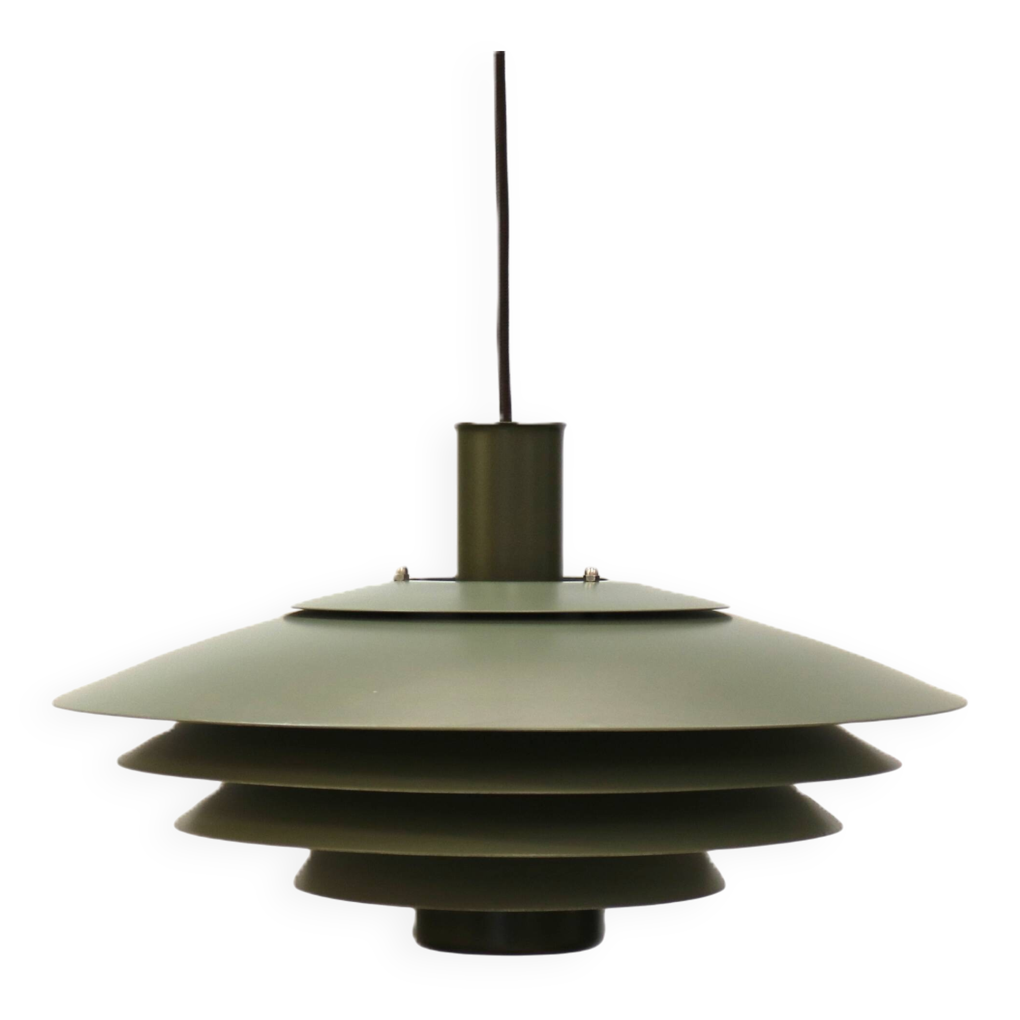 Unique green-coloured Nordic pendant lamp by Form Light model 52610, Denmark.