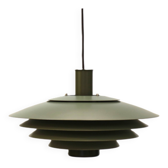Unique green-coloured Nordic pendant lamp by Form Light model 52610, Denmark.
