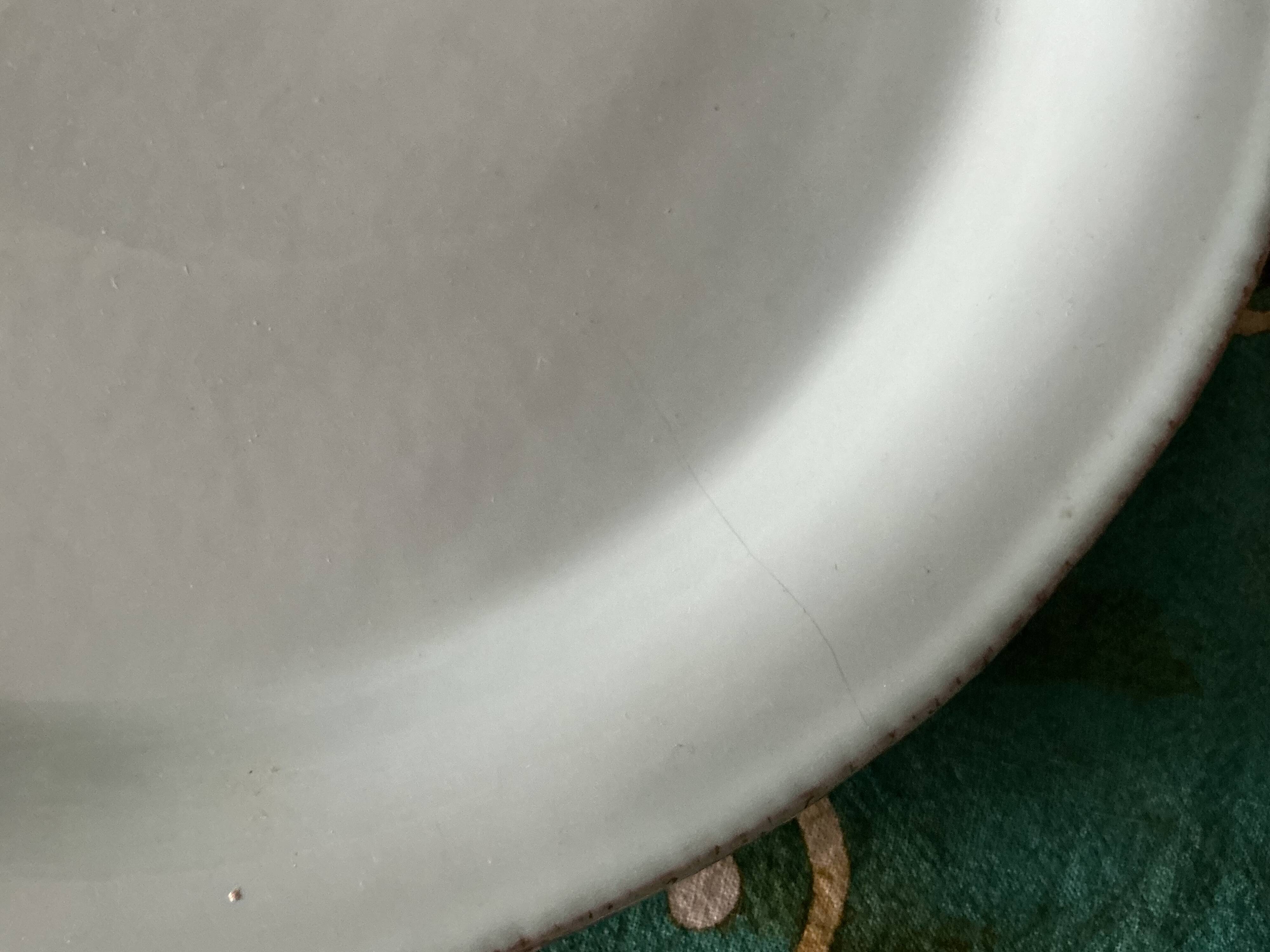 Round turquoise Vietri dish