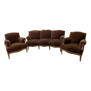 canape et deux fauteuils