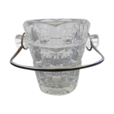 Glass ice bucket 1970
