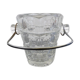 Glass ice bucket 1970