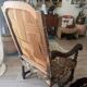 Antique armchair in Henri II style with masks