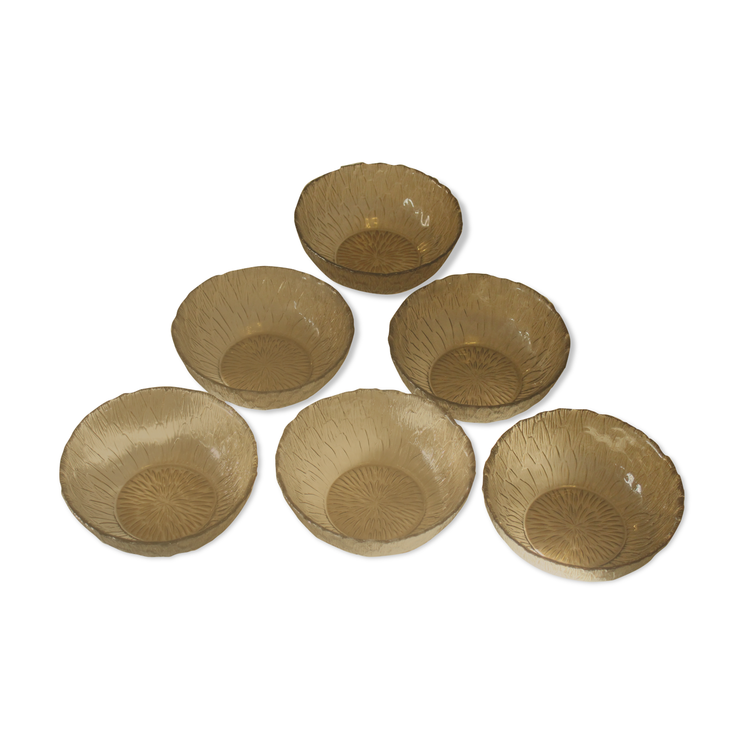 Cerkik Lot De 6 Bols à Dessert En Céramique – Bol à Glace En Porcelaine De 325 Ml – Petit Bol à Céréales De 12 Cm Pour Salade, Fruits, Ramen – Passe