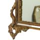Classic Italian Gilt Crested Mirror by La Barge, 100 cm