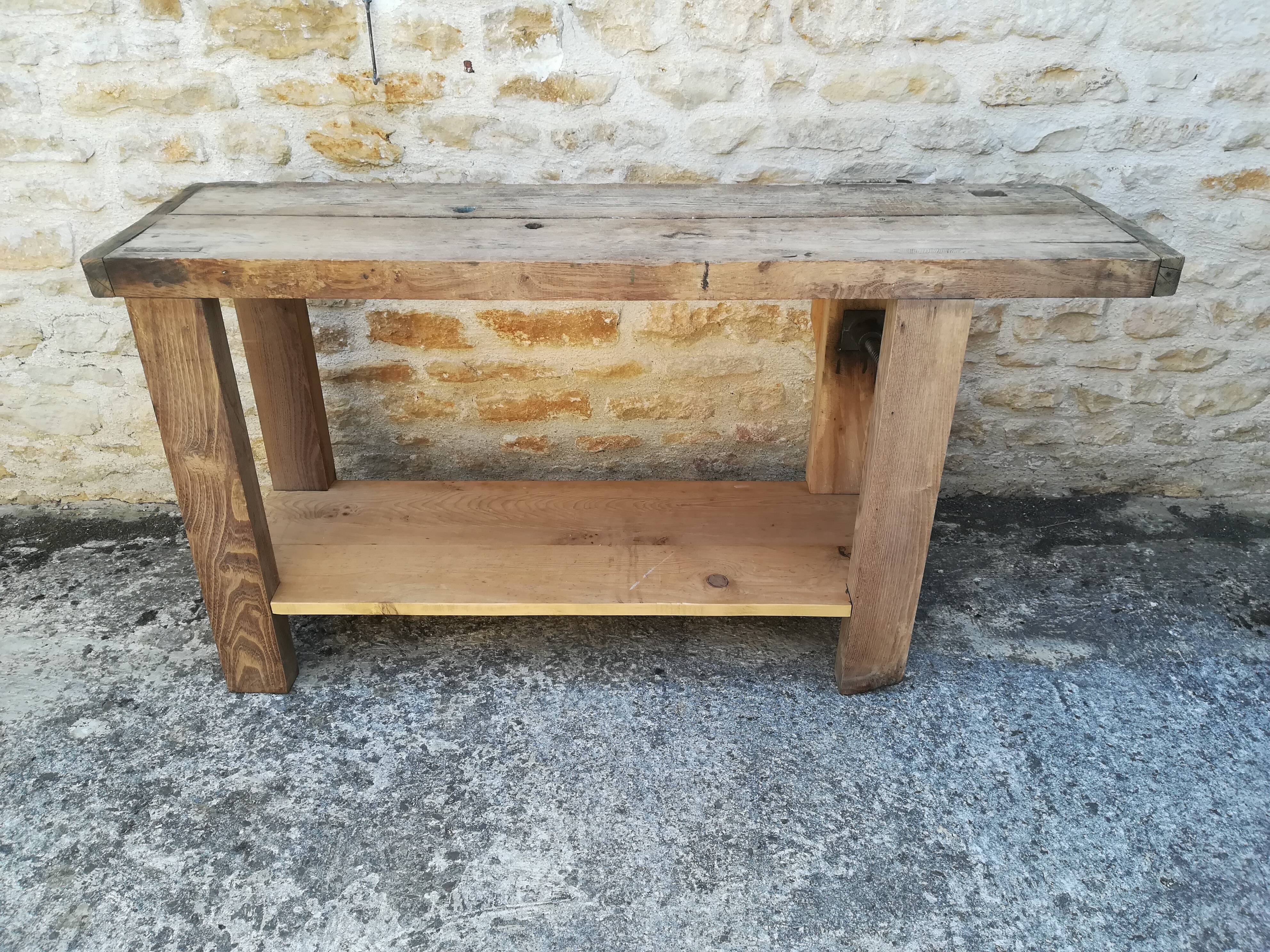 Oak workbench