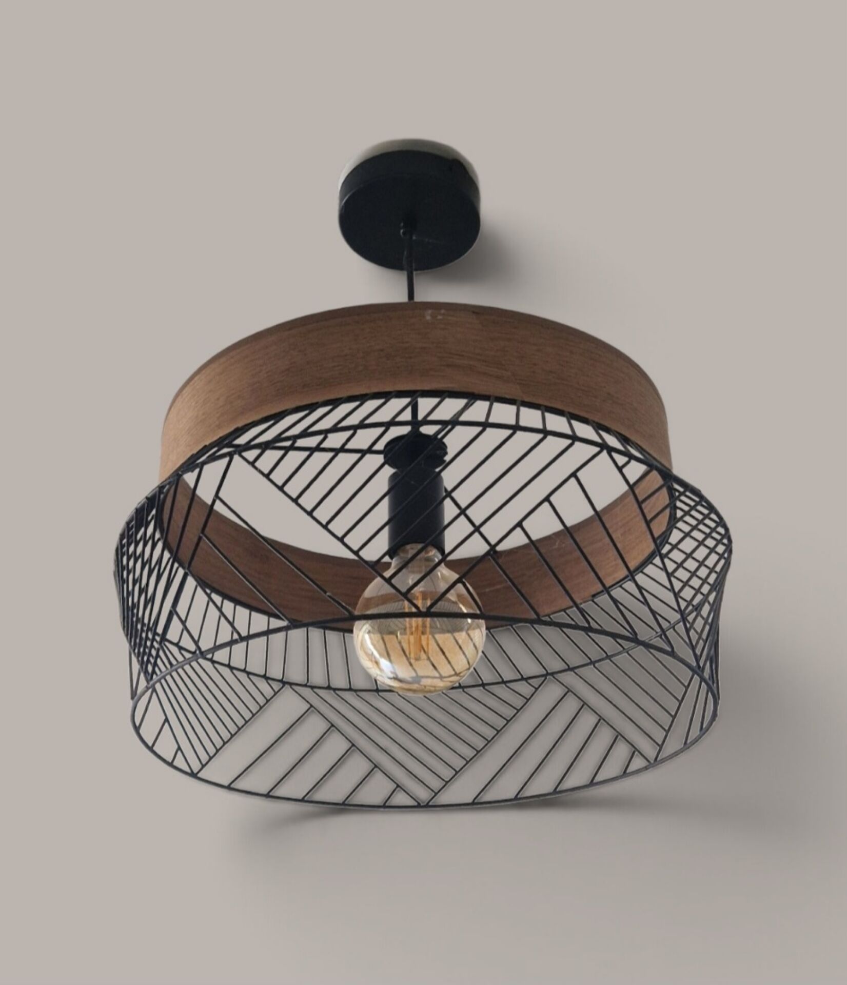 Contemporary Suspension Design - Wood and Metal