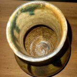 Eugène Lion Vase Art Nouveau school of Carries sandstone
