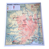 Old school map - Massif central / Jura