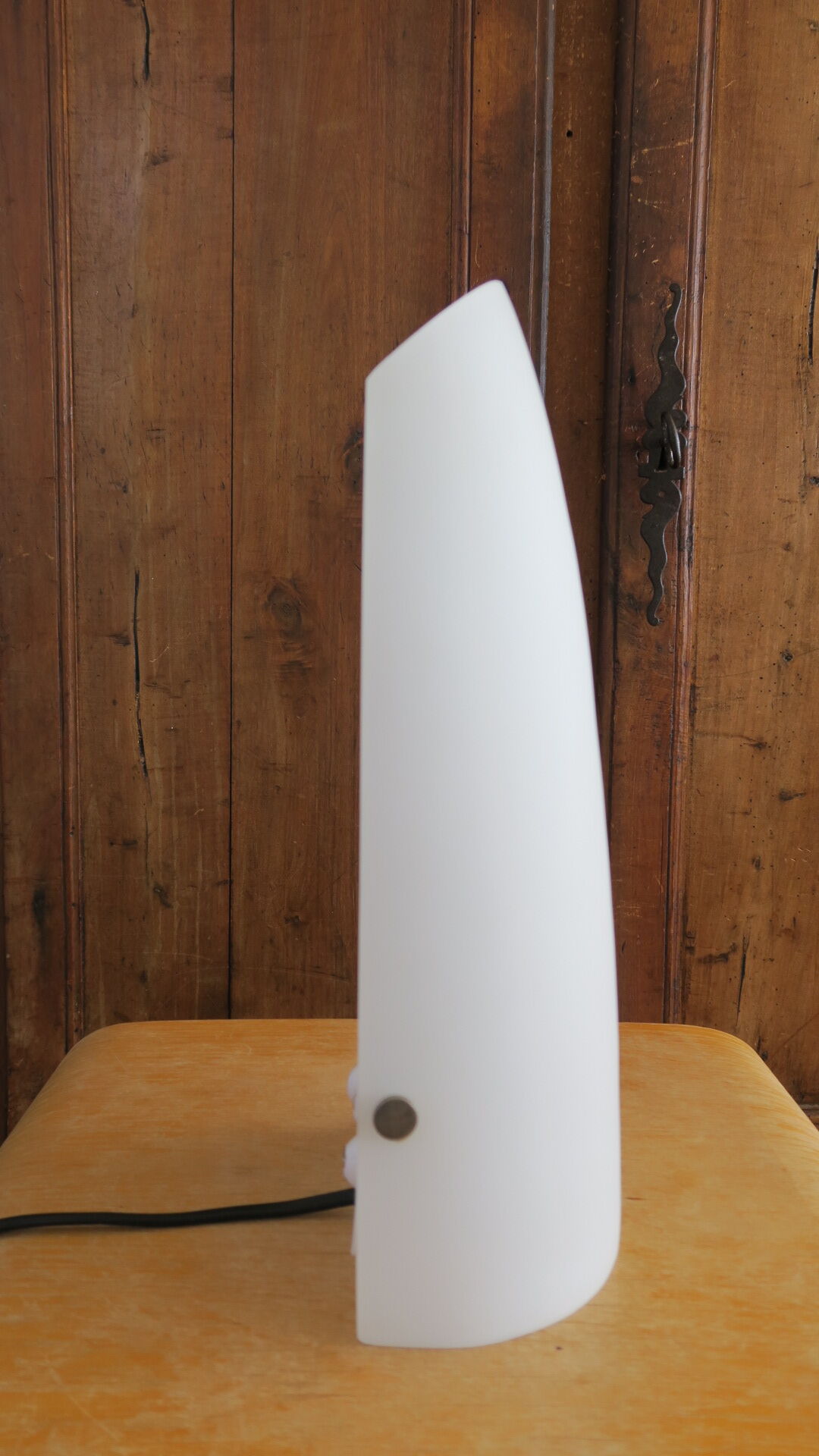 Opal glass wall lamp, styly from "fabas luce"