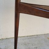 Scandinavian teak tripod coffee table 1960s