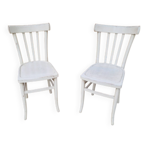 2 chaises bistrot vintage