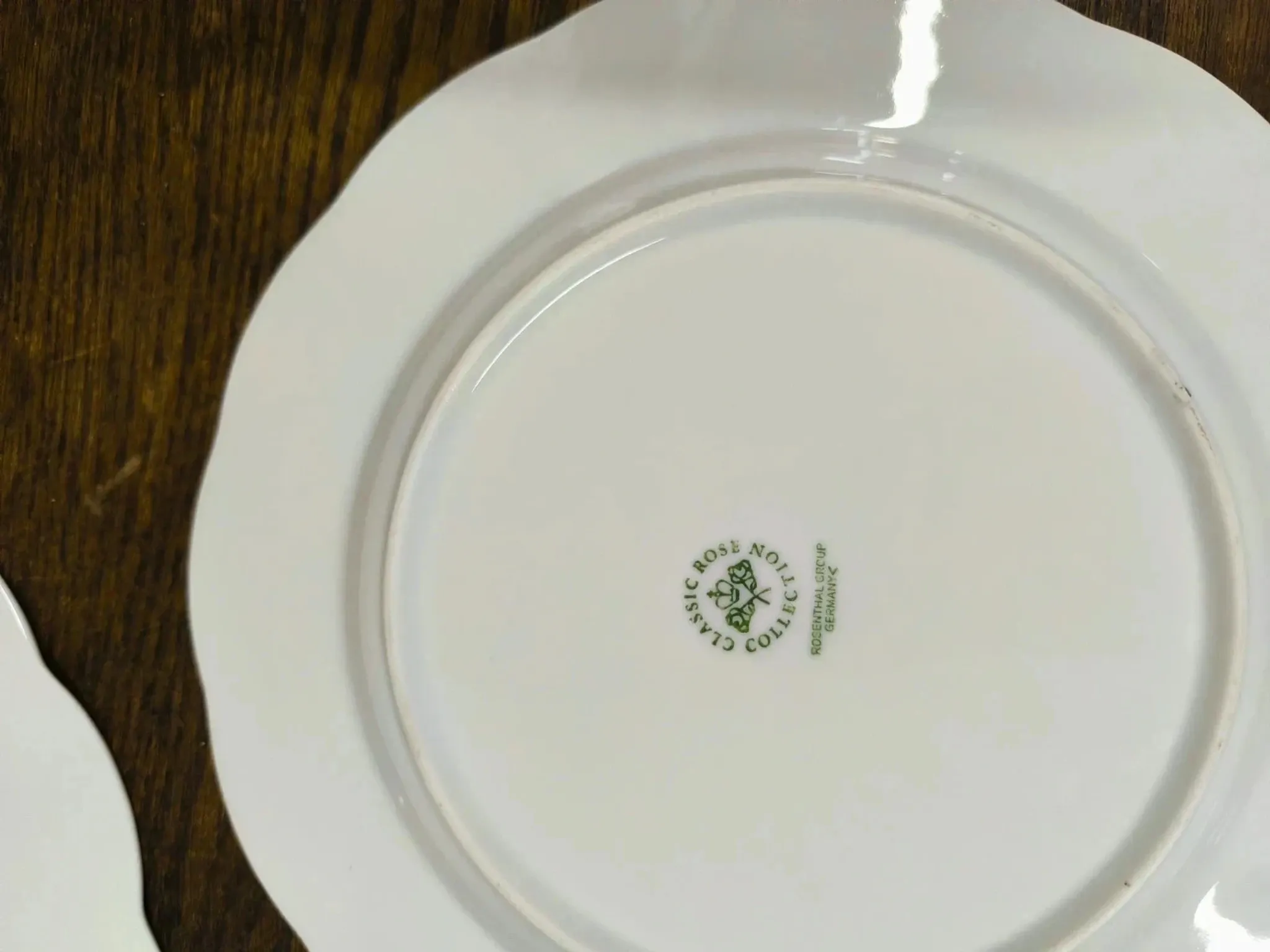 2 round serving dishes Rosenthal Monbijou Giscard vintage