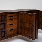 Spanish Dark Oak Sideboard, 1960s