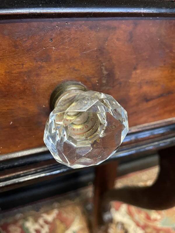 Napoleon III period mahogany console