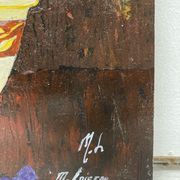 Peinture bouquet vintage