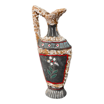 san marino ceramic with thick lava decoration smalto roccia