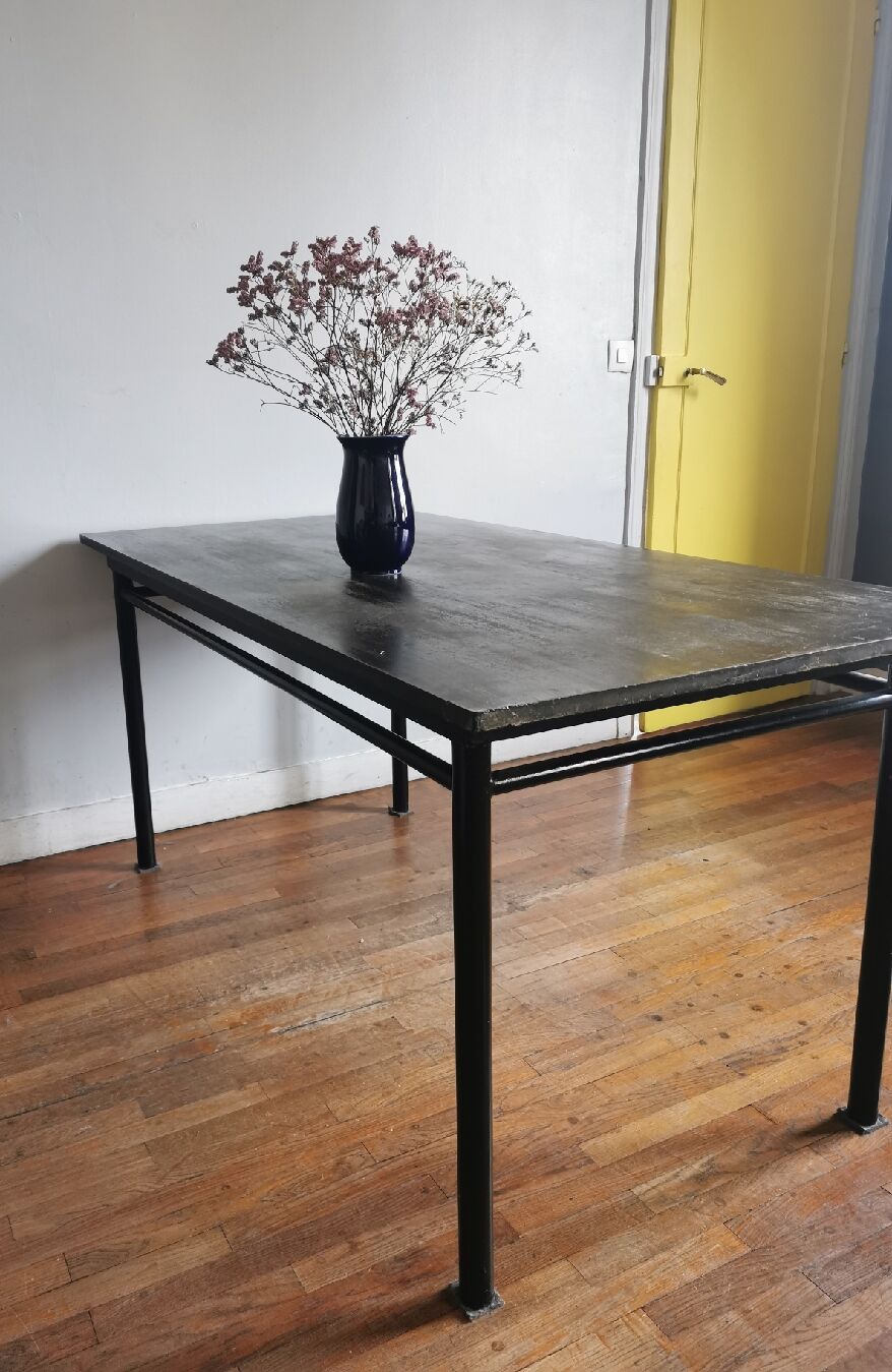 Metal workshop table 1950