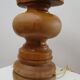 Lamp horse rider chess solid wood turned vintage