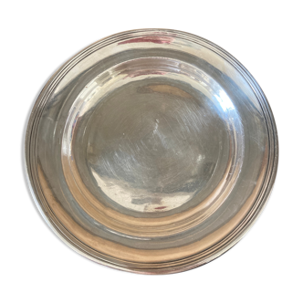 Silver metal dish