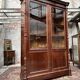 Speckled mahogany bookcase of Napoleon III XIX century