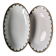 2 porcelain dishes with lions in the French Art Deco style