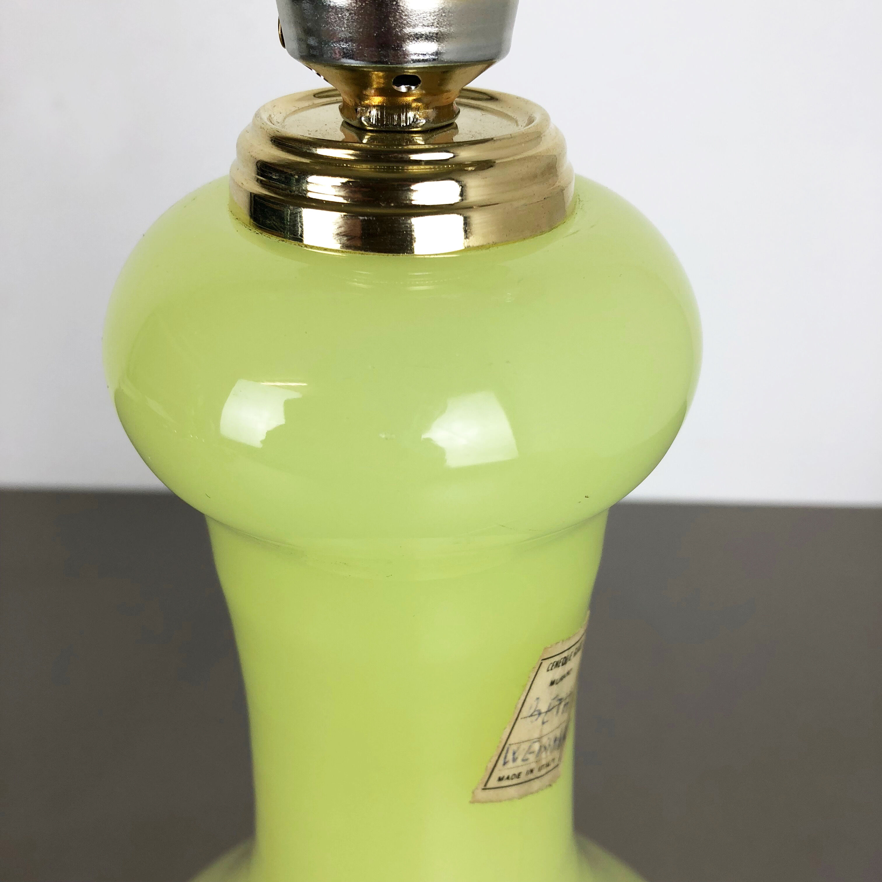 Lampe de table en verre de Murano Cenedese Vetri Italie années 60
