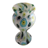 Small Murano glass vase – millefiori murrine – mid-20th century