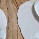 Set of 7 antique porcelain plates – Decorated with polychrome birds and flowers