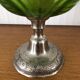 Antique oil lamp in glass and metal