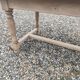 Farmhouse table with two extensions