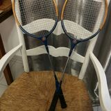 Pair of vintage badminton rackets