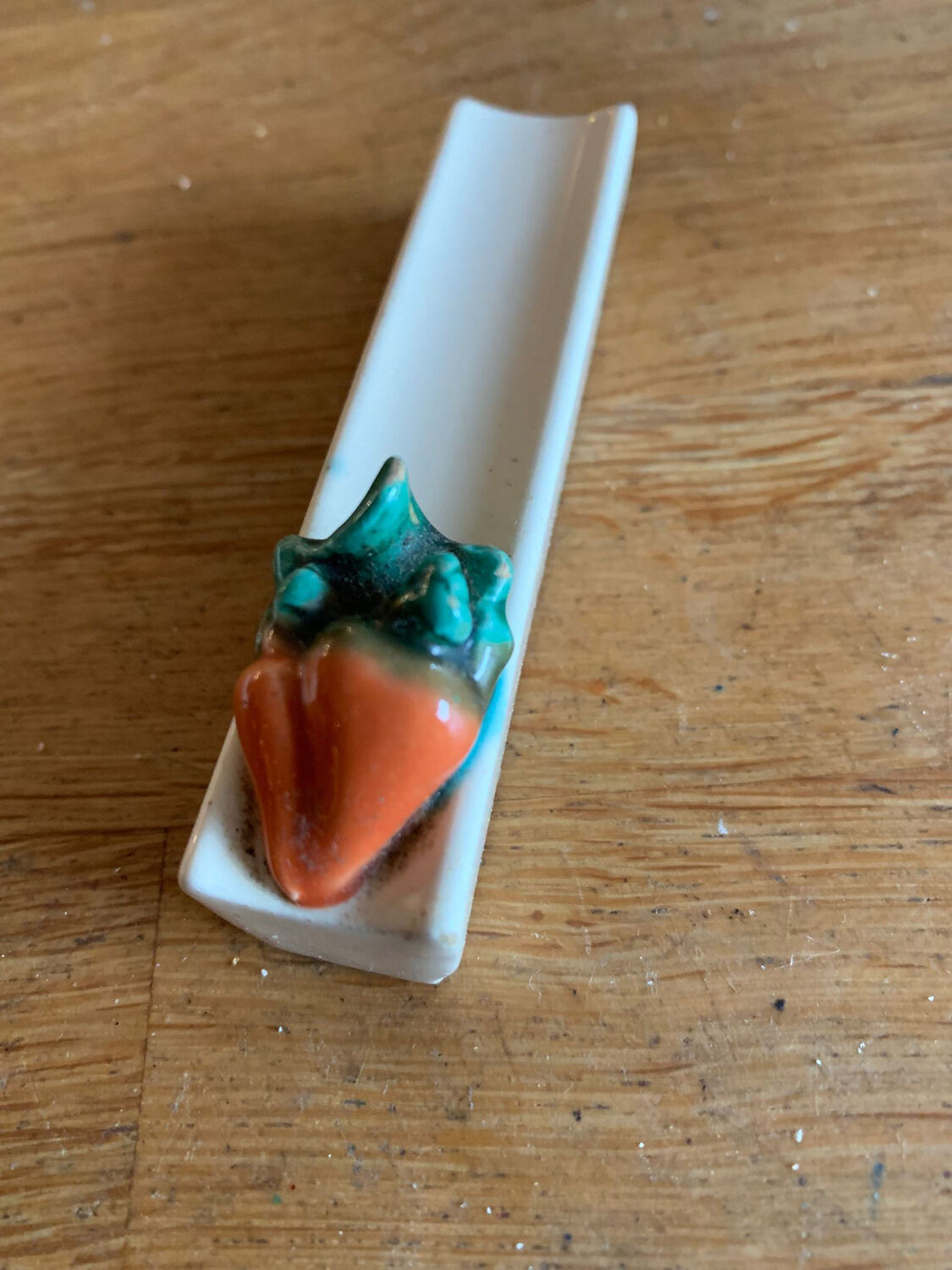 Set of 12 ceramic vegetable knife holders from Vallauris