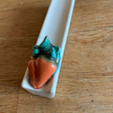 Set of 12 ceramic vegetable knife holders from Vallauris