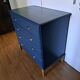 Scandinavian blue chest of drawer