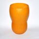 Marmoreal glass shell vase