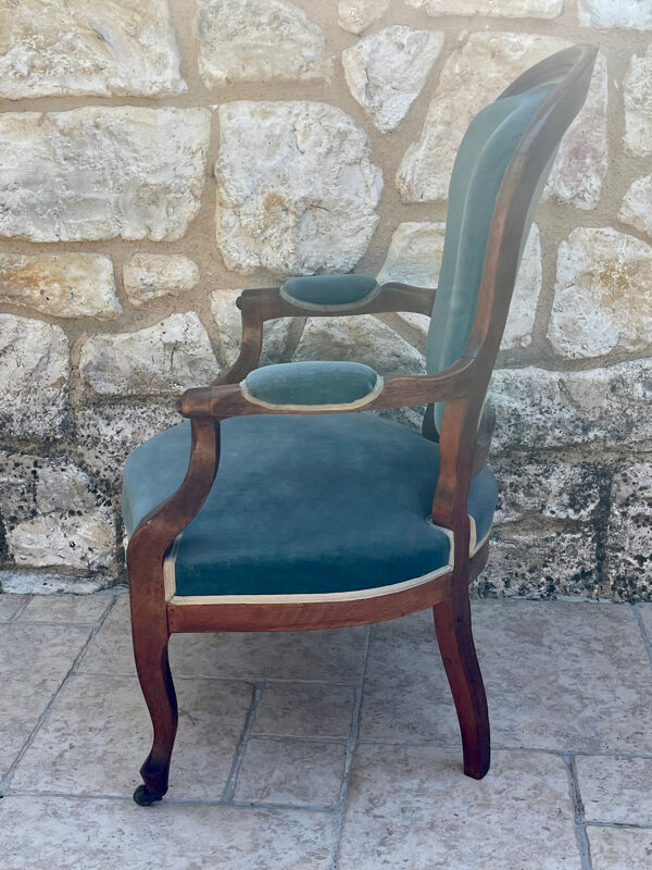Fauteuil en Acajou de style Napoléon III