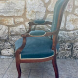 Napoleon III style mahogany armchair