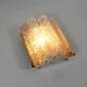 Pair of wall lamps in brass and glass by Doria Leuchten