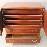 Mahogany commode/storage unit 1900 louis xvi style