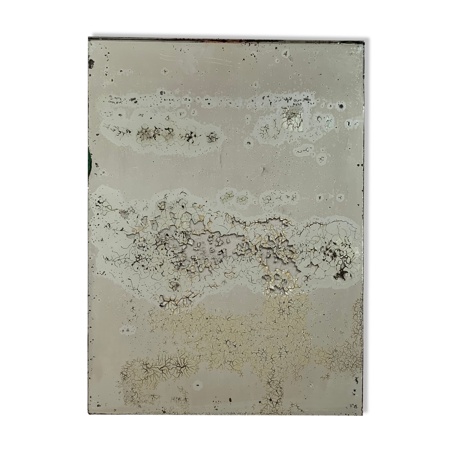 Miroir piqué ancien 48x36cm