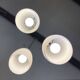 Italian Opaline Pendant Lamp, 1950s