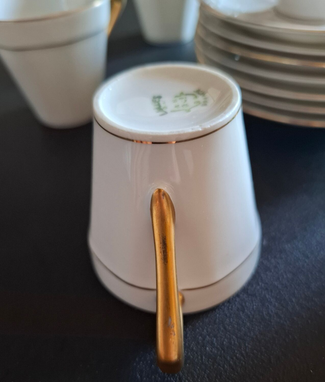 Fine Limoges porcelain coffee service